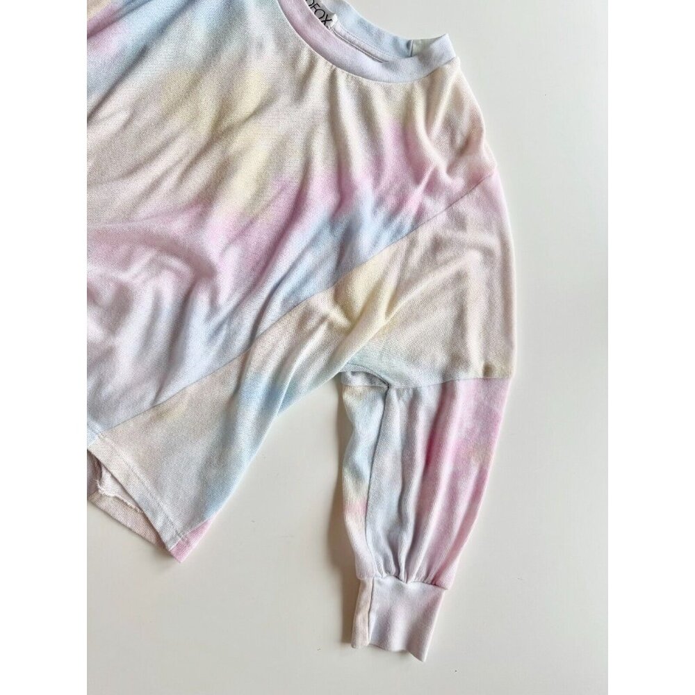 WILDFOX Aura Tie Dye Jersey Relaxed Oversized Dolman Sweatshirt, Size S - Picture 6 of 15